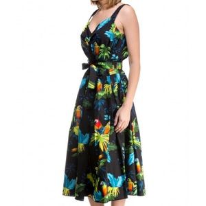 Marc Jacobs Tropical Bird Dress pockets